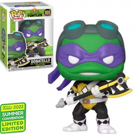 Funko Pop Power Rangers X Teenage Mutant Ninja Turtles Exclusive - Donatello 105 (sdcc 2022)