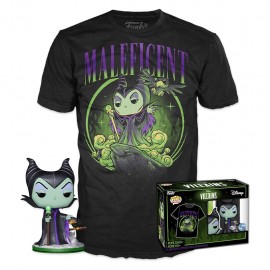 Funko Pop & Tee Villains Maleficent Diamond Glitter - Tamanho Xl (58929)