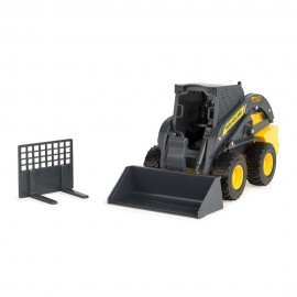 Trator Ertl New Holland Big Farm - L225 Skisteer 46455 - Escala 1/16