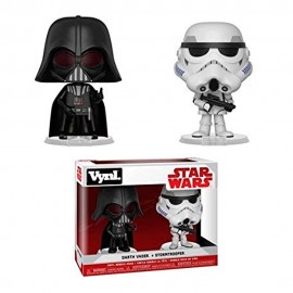 Boneco Funko Vynl Star Wars - Darth Vader + Stormtrooper 2pack