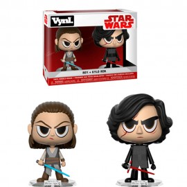 Boneco Funko Vynl Star Wars - Rey + Kylo Ren 2 Pack