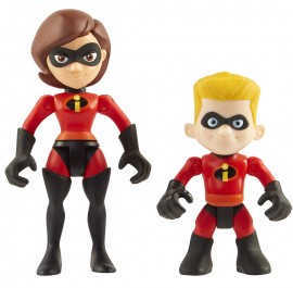 Boneco Jakks - Disney Incredibles 2 Mr.incredible Elastigirl/dash 76716