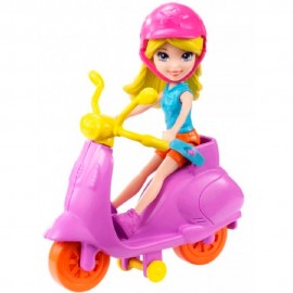 Boneca Mattel - Polly Pocket - Polly e Scooter