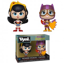 Boneco Funko Vynl Dc Wonder Woman + Batgirl  2pack
