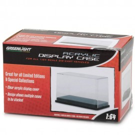 Caixa Acrilica Greenlight C/base Plastica - Escala 1/64