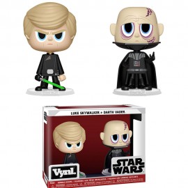 Boneco Funko Vynl Star Wars Darth Vader + Luke Skywalker  2pack
