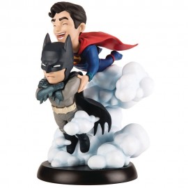 Estátua Quantum Mechanix Q-fig Dc Comics - Superman And Batman World's Finest